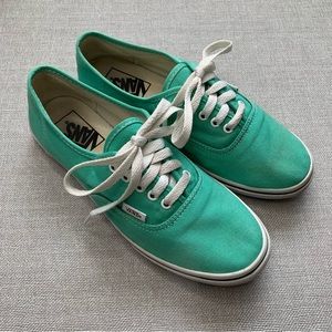 VANS Teal Blue Sneakers Lace Up “Authentic” Women’s Size 7.5 Men’s Size 5 Shoes